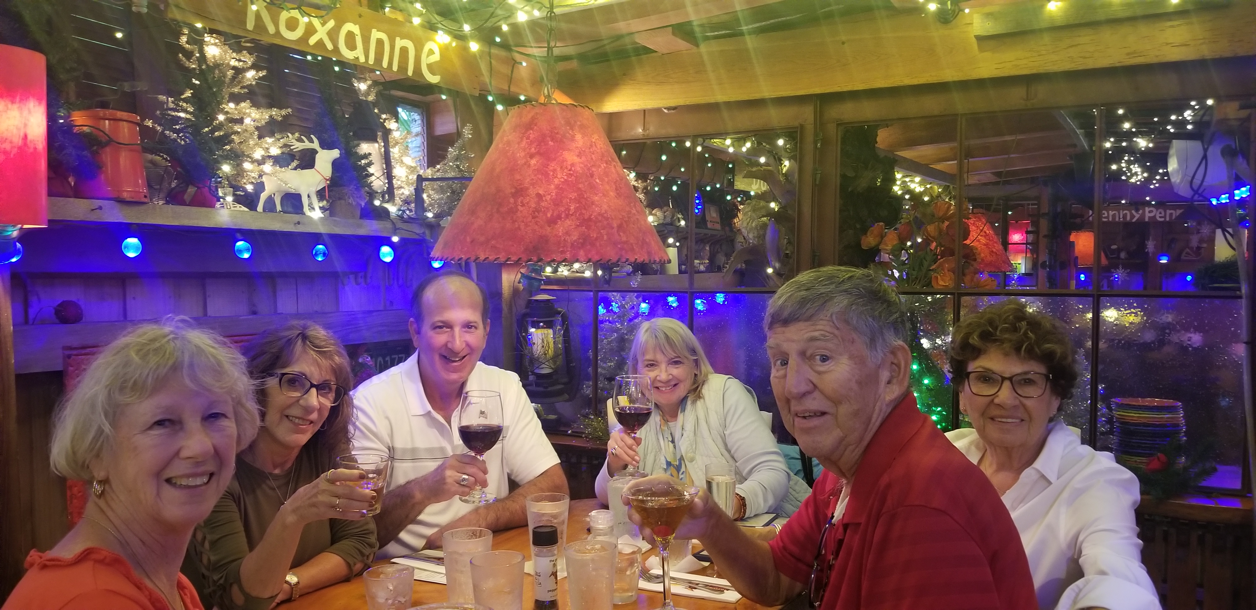 An intimate private wine tasting setup