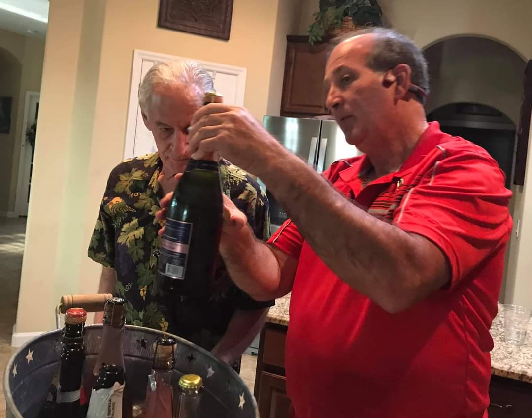 Close-up event moment from Art's World of Wine